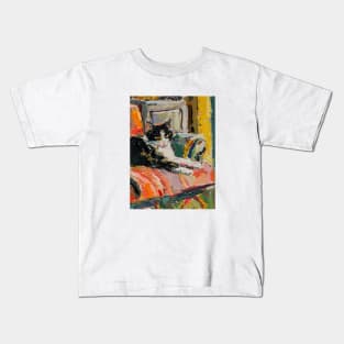 Bored Cat Kids T-Shirt